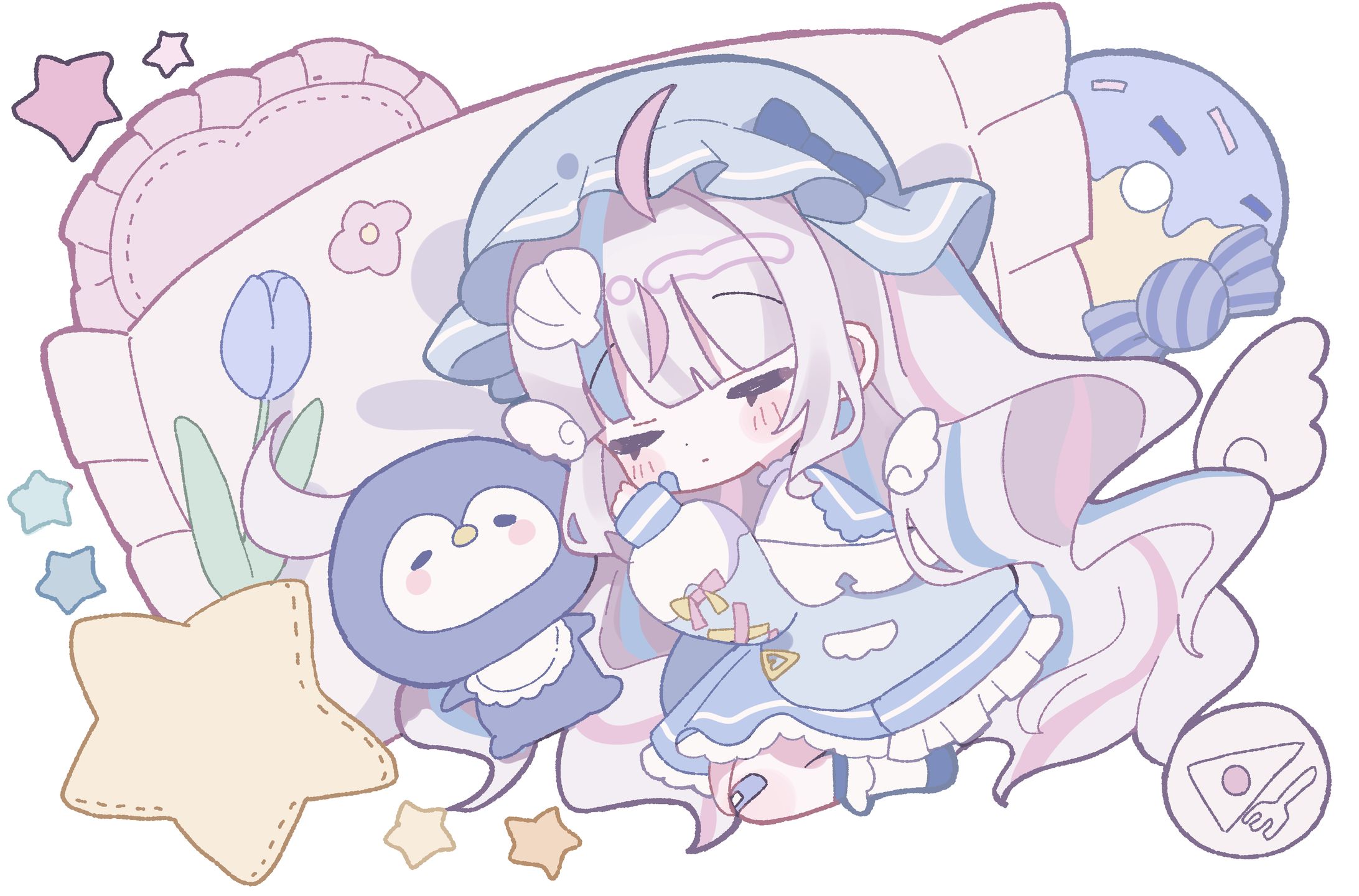 ローソンプロント/ウェブポン×さんごSDイラスト-1