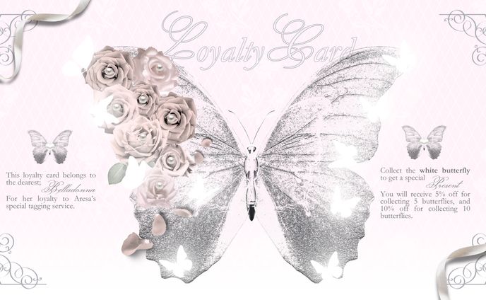 [LOYALTY CARD] Butterfly's Fantasy