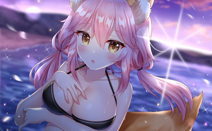 水着、ドラマみたいな絵が描きたい