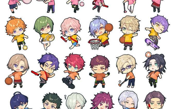 『A3!』AGF2025販売グッズ ちびキャライラスト