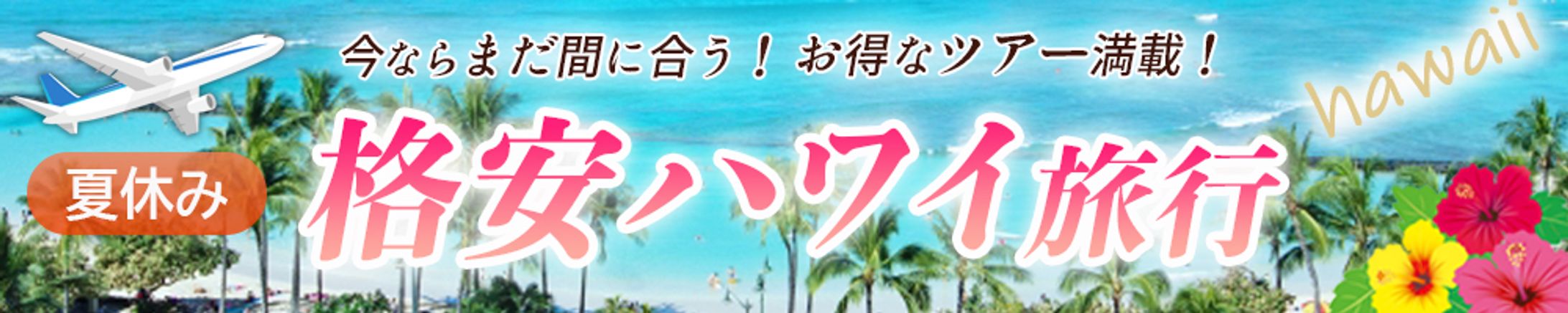 バナー：ハワイ旅行-1