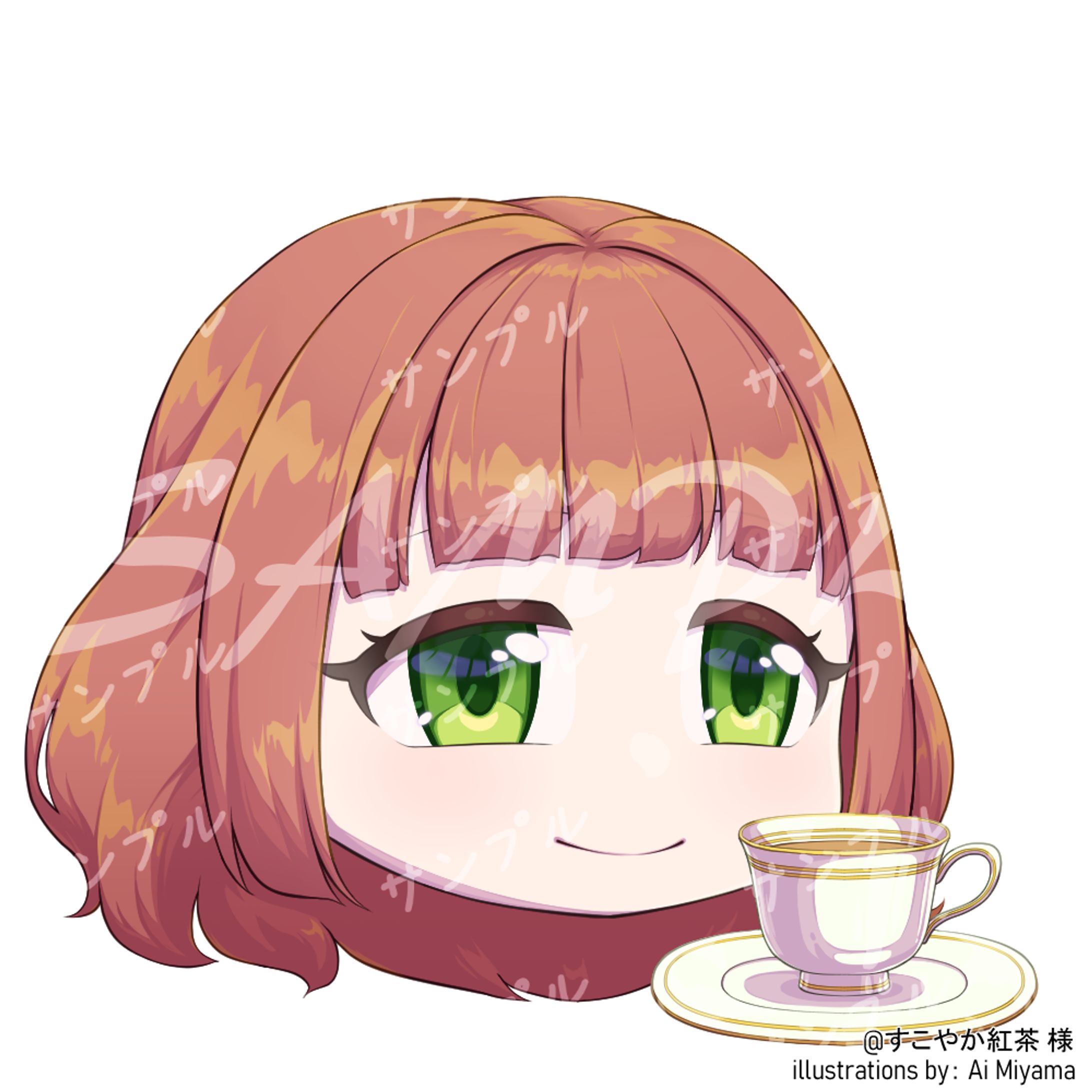ティーカップと女の子ゆっくり立ち絵-1