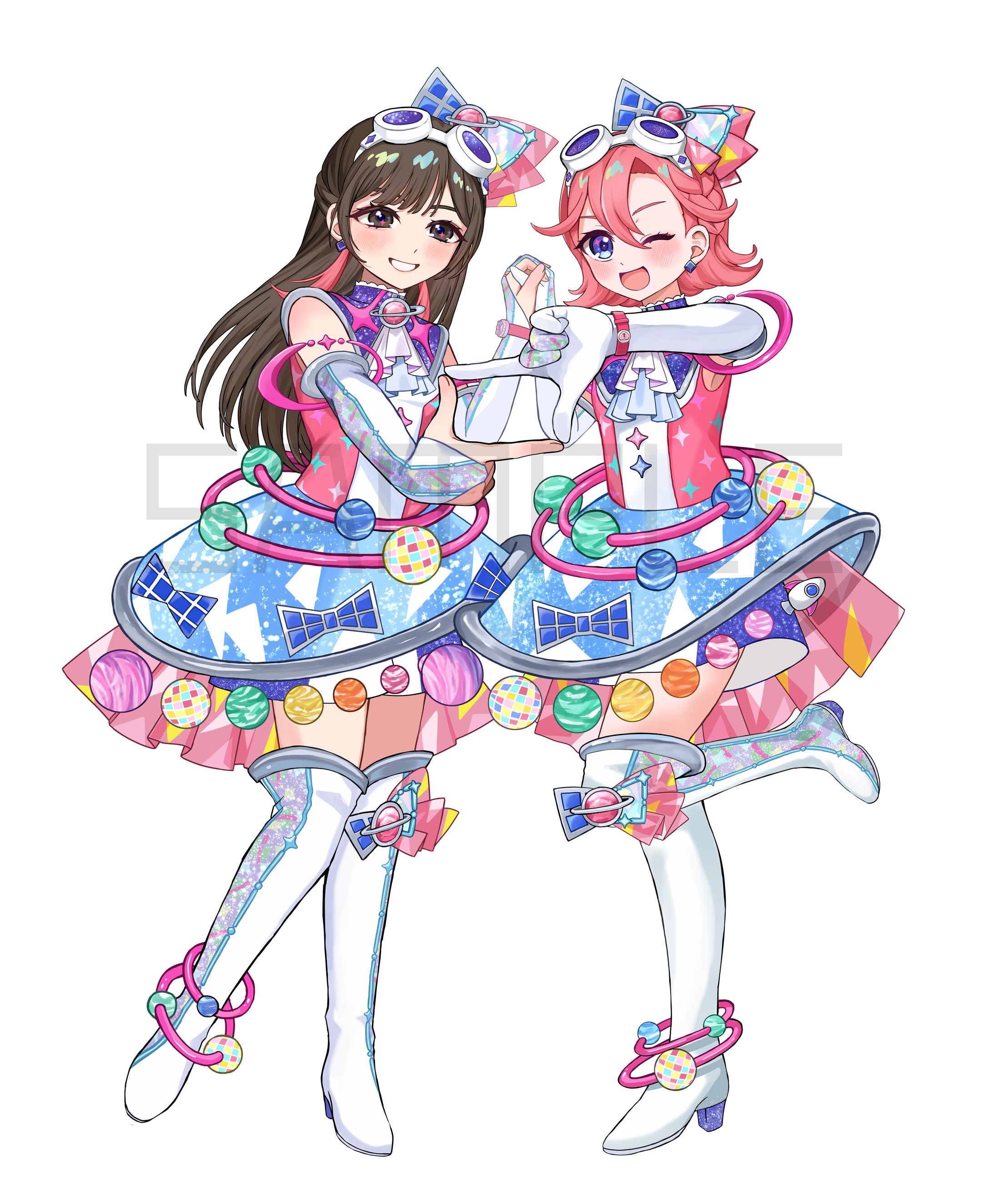 フラワースタンド パネルイラスト-1