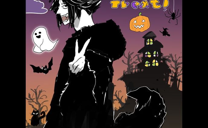 ハロウィン！🐺🍭🌙

#絵 #イラスト #漫画絵 #創作イラスト #オリジナルイラスト #落書き #ハロウィン #illustration #digitalart #digitaldrawing #digitalillustration #drawing #originalart #doodle #halloween