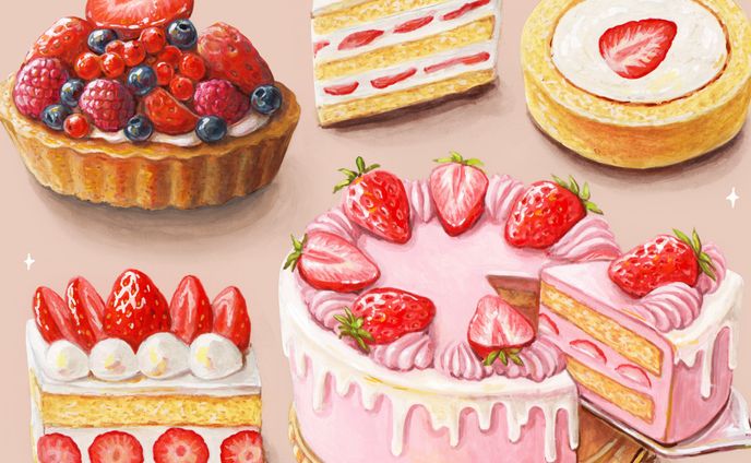 イラストレーター、グラフィックデザイナー、食べ物イラスト