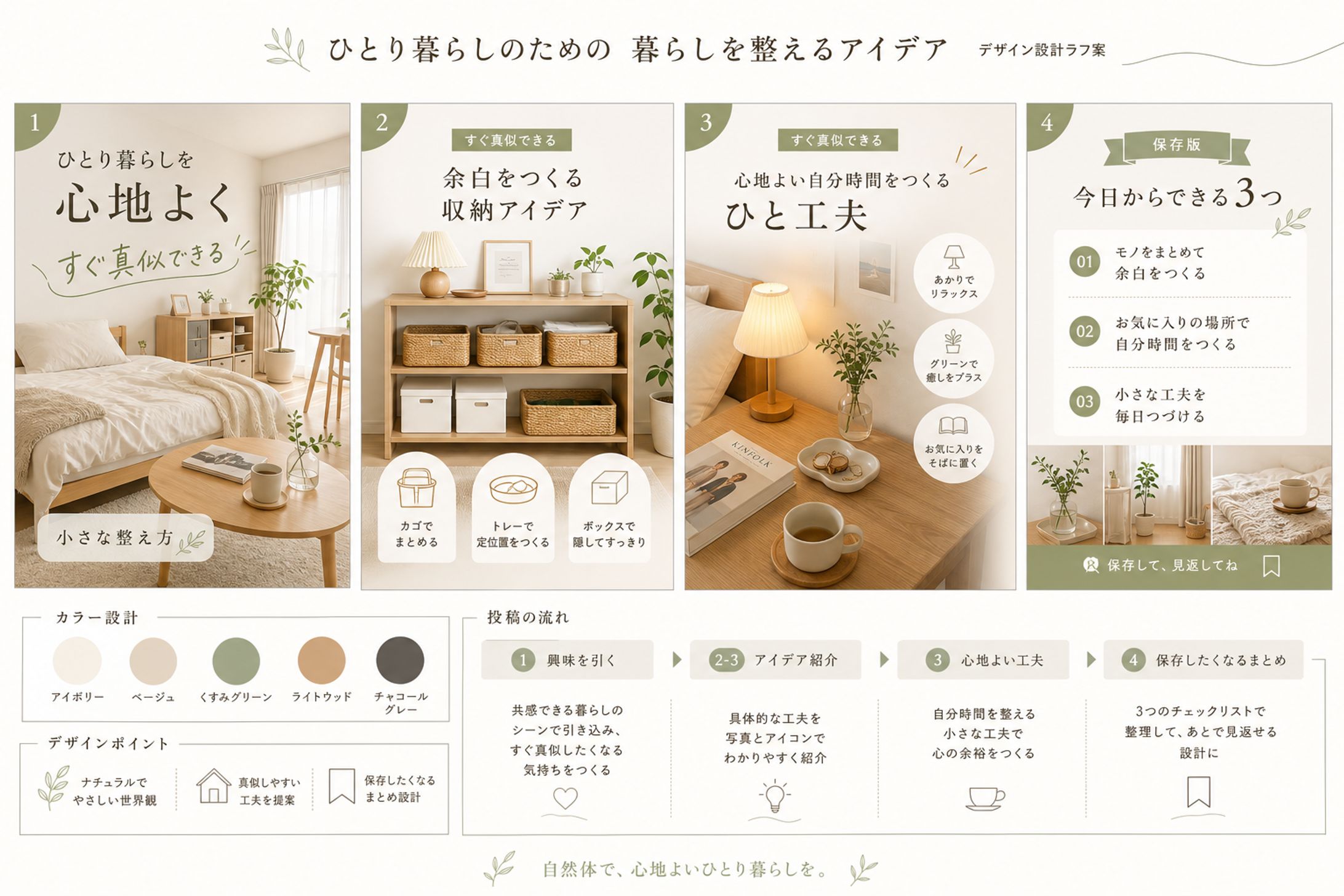 ひとり暮らし投稿 デザイン設計ラフ案-1
