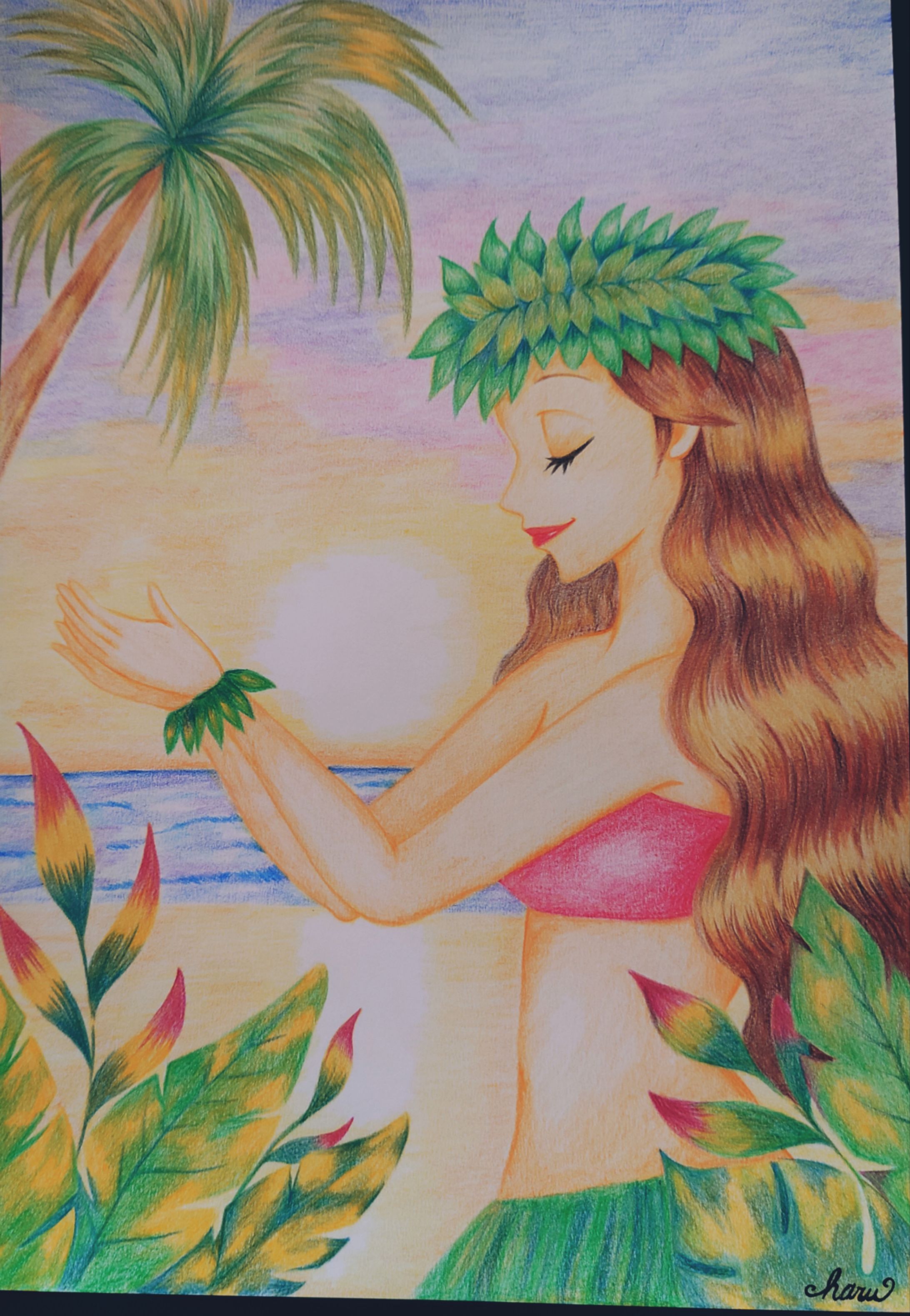 色鉛筆画-1