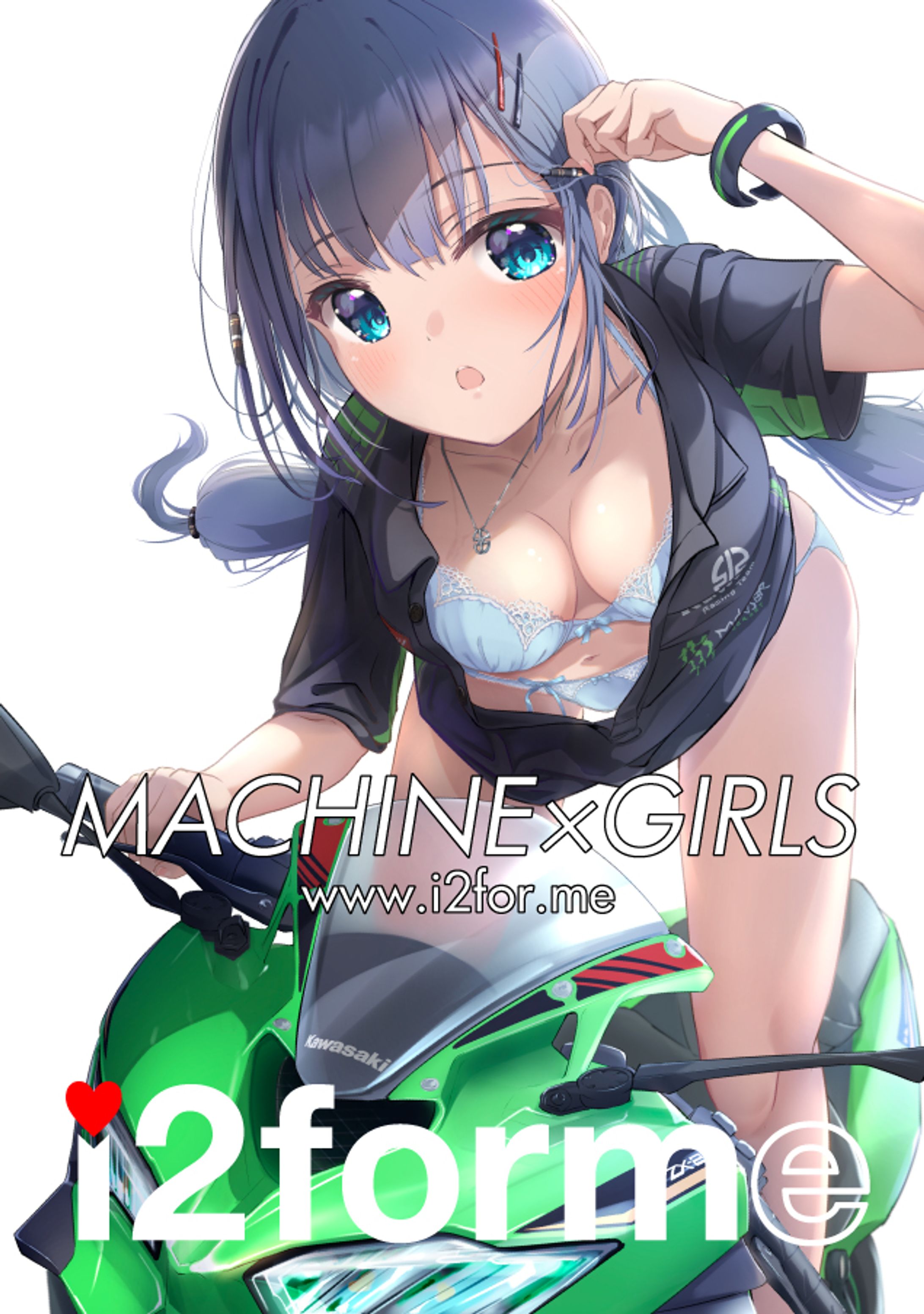 ラムエアインテーク∽チームシャツ(の胸元)-1