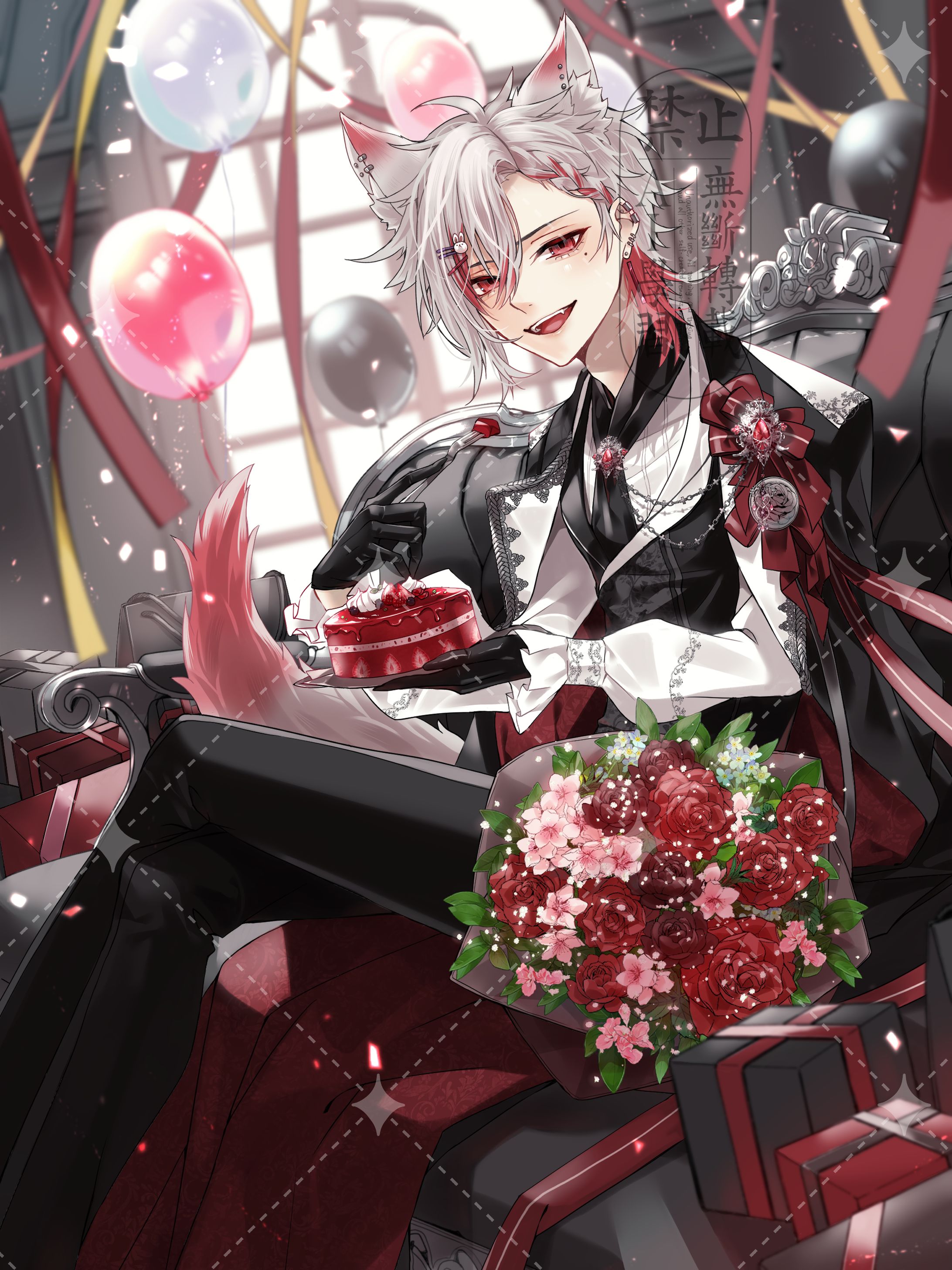 生誕記念イラスト（個人依頼にて）-1