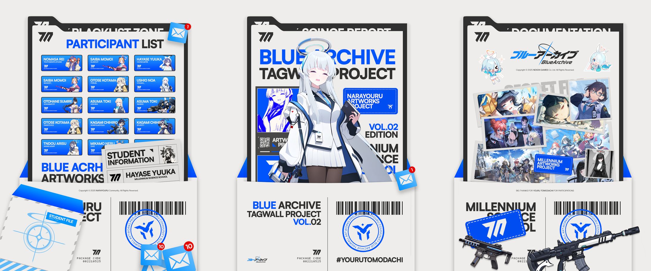 [Grid 3x1] Blue Archive - Volume 2-1
