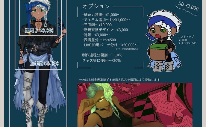 【必読】ご依頼料金表