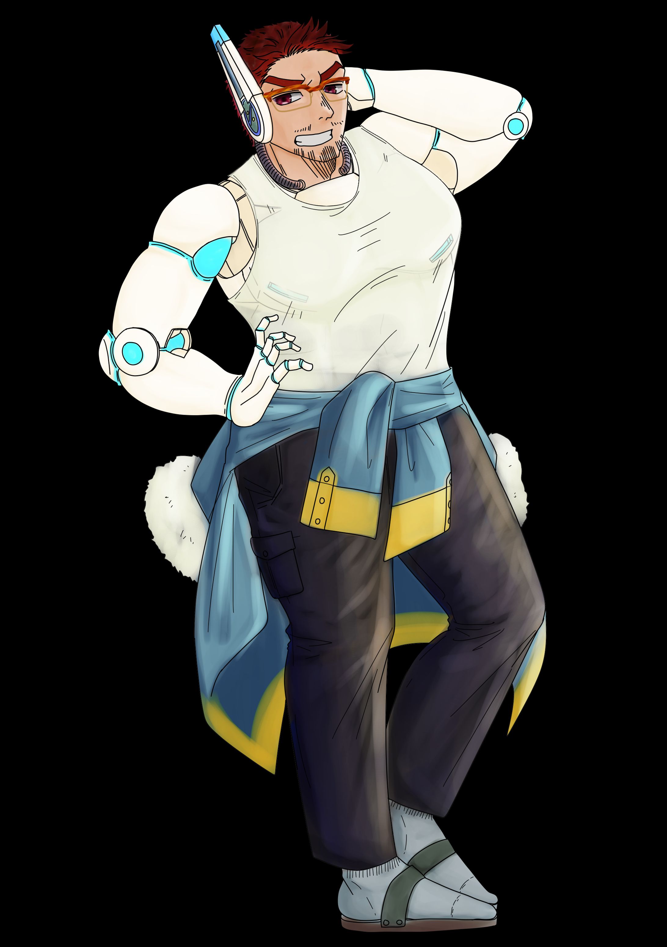 TRPG 全身立ち絵 男性-1