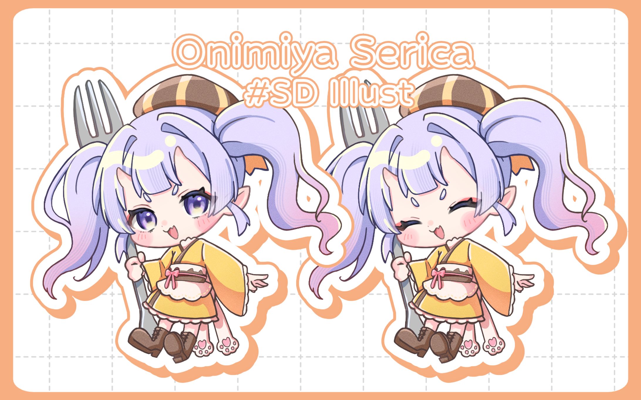 鬼宮せりか様 / SDイラスト（スイートマジック）-1