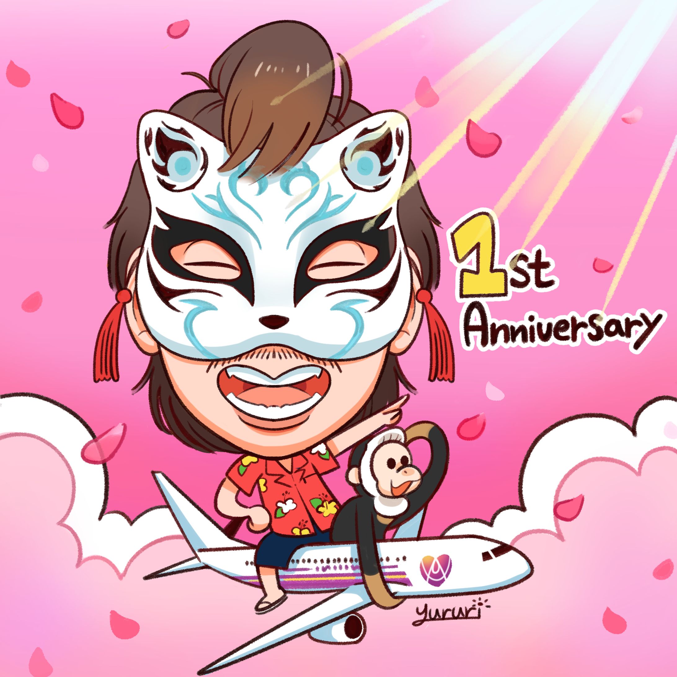【似顔絵受注】配信者様１周年記念-1