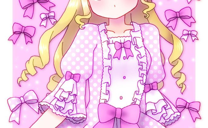 🎀　#イラスト　#お絵描き　#illustration #illust #女の子　#女の子イラスト　#オリジナル　#オリジナルイラスト　#オリジナル絵　#デジタル　#デジタルイラスト　#デジタル絵　#ロリィタ　#ロリィタファッション　#ロリータ　#ロリータファッション　#リボン　#フリル　#薔薇　#ピンク