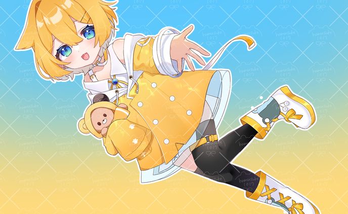 わたあめ様 全身依頼イラスト