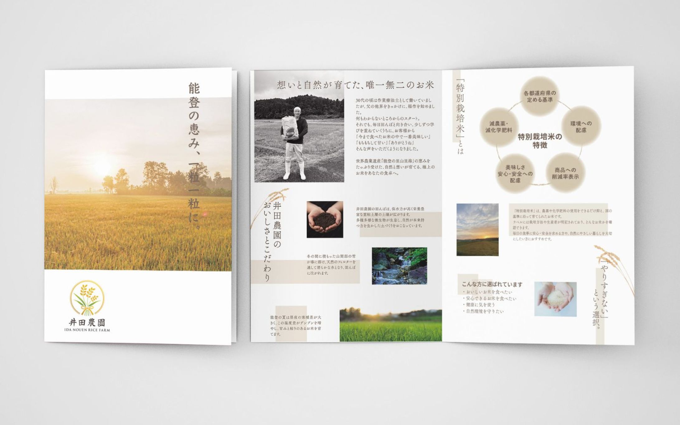 井田農園様／リーフレット-1