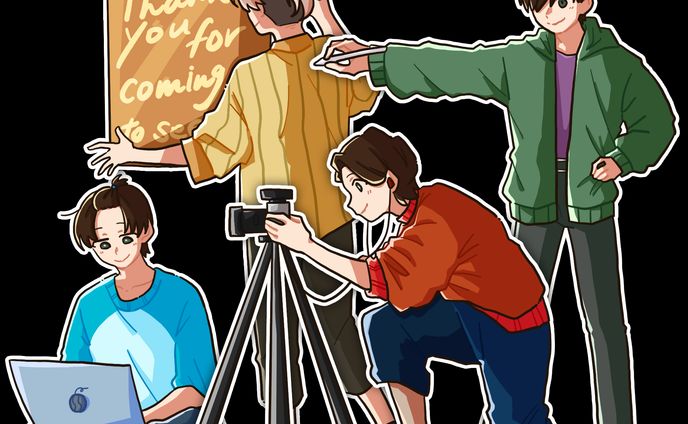 【ポートフォリオ】webサイト用イラスト01