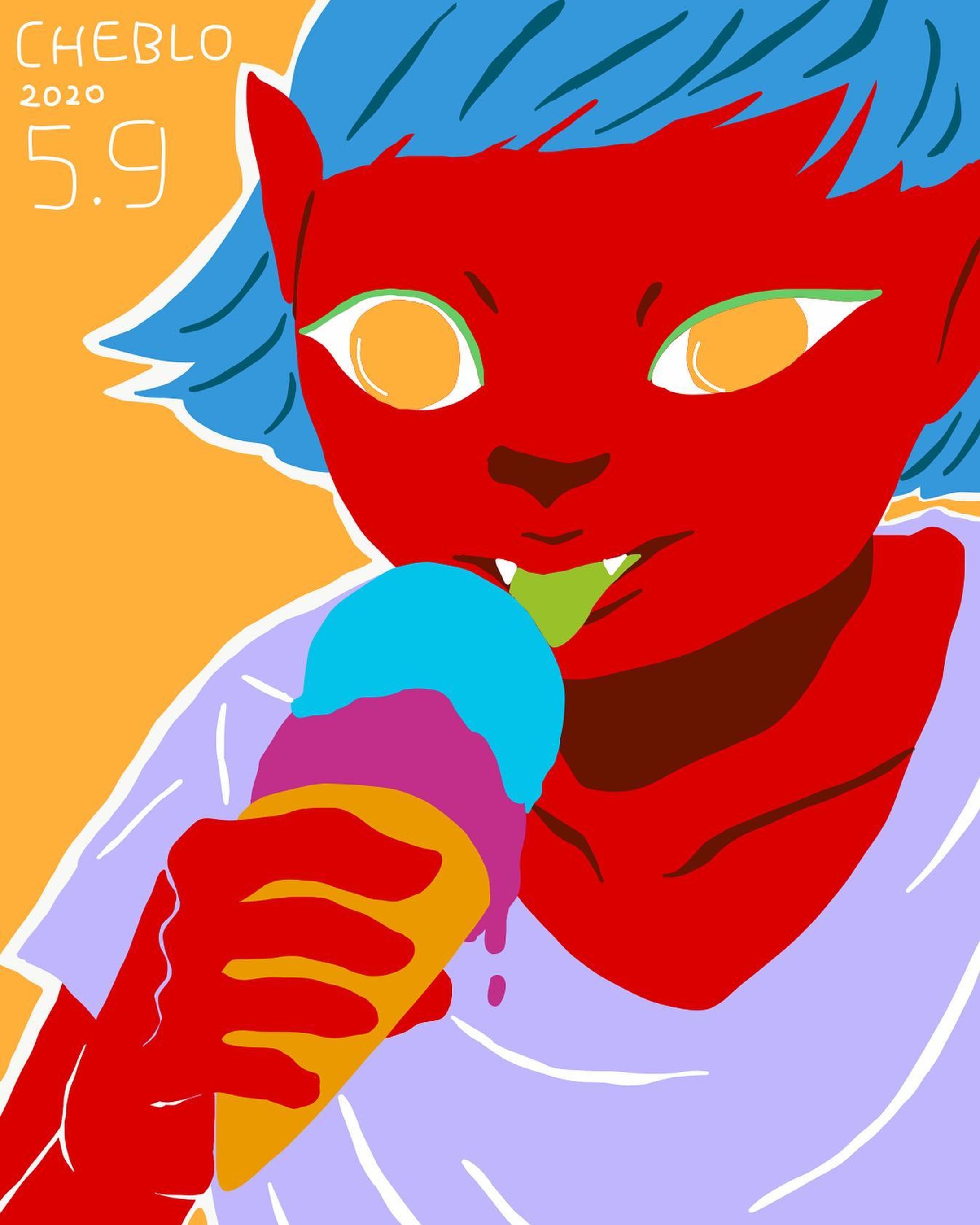 今日は何の日？

5月9日 アイスの日🍨

#今日は何の日
#アイスクリーム
#イラスト
#絵
#illustration 
#illustrator 
#icecream 
#cheblo
#character-1