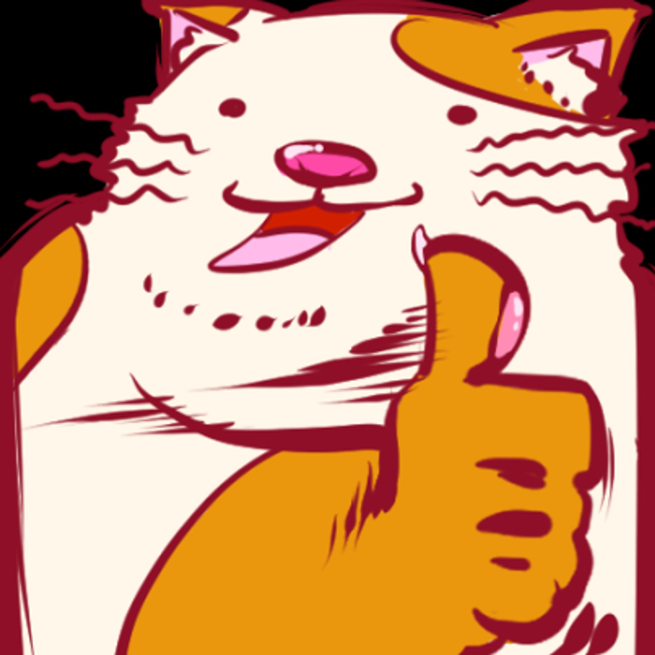 emote stamp_デカ猫シリーズ(big cat)-1