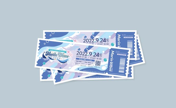 Re:fAce Summer Live Festival Marin Wave 2022_ticket