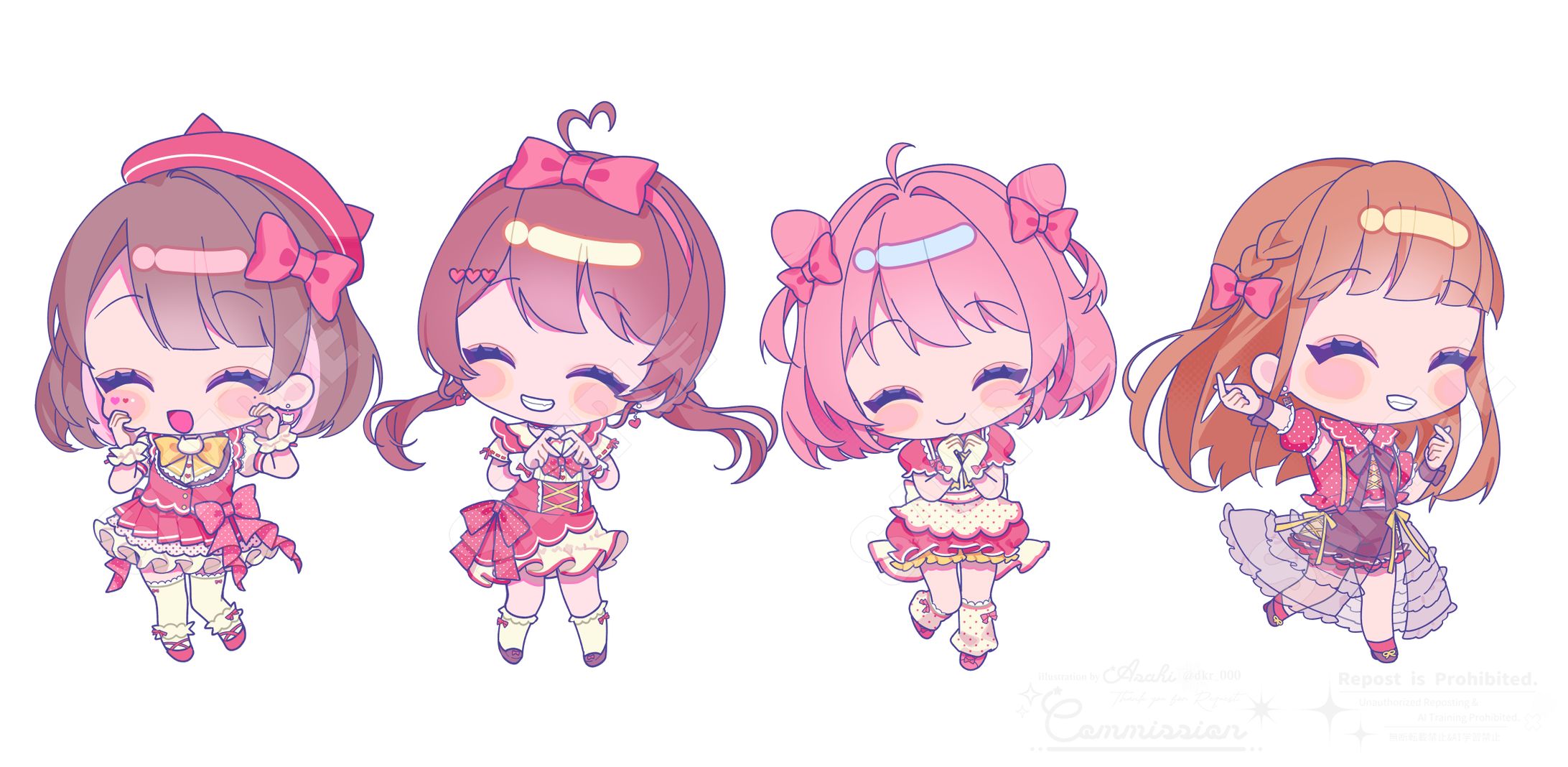 夏コラ女子組様「POP IN 2」歌ってみた動画　ミニキャラ-1