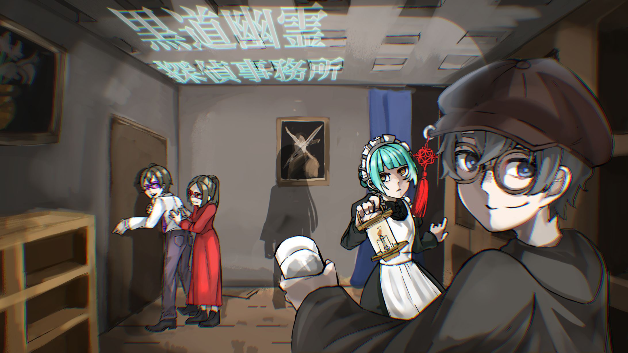 【art work】黒道鴉様配信用イラスト-1