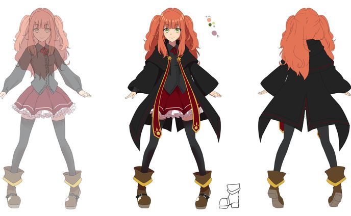 魔法少女（学生）オリジナルキャラクター