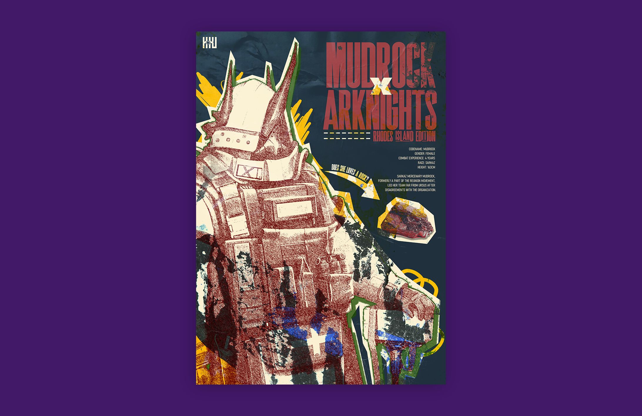 Mudrock Arknights Poster-1