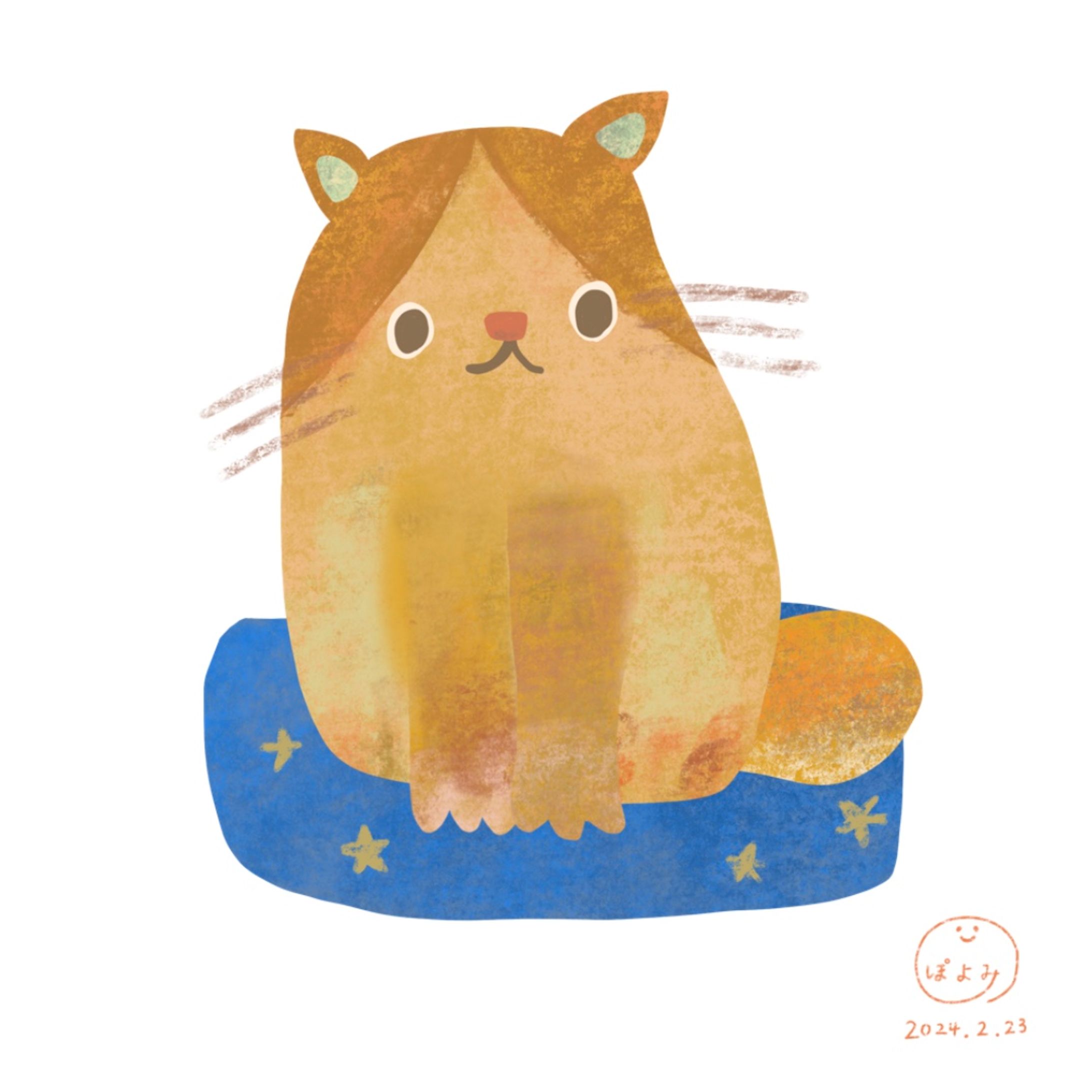 ねこのひとやすみ🐱絵本作家ぽよみ-1