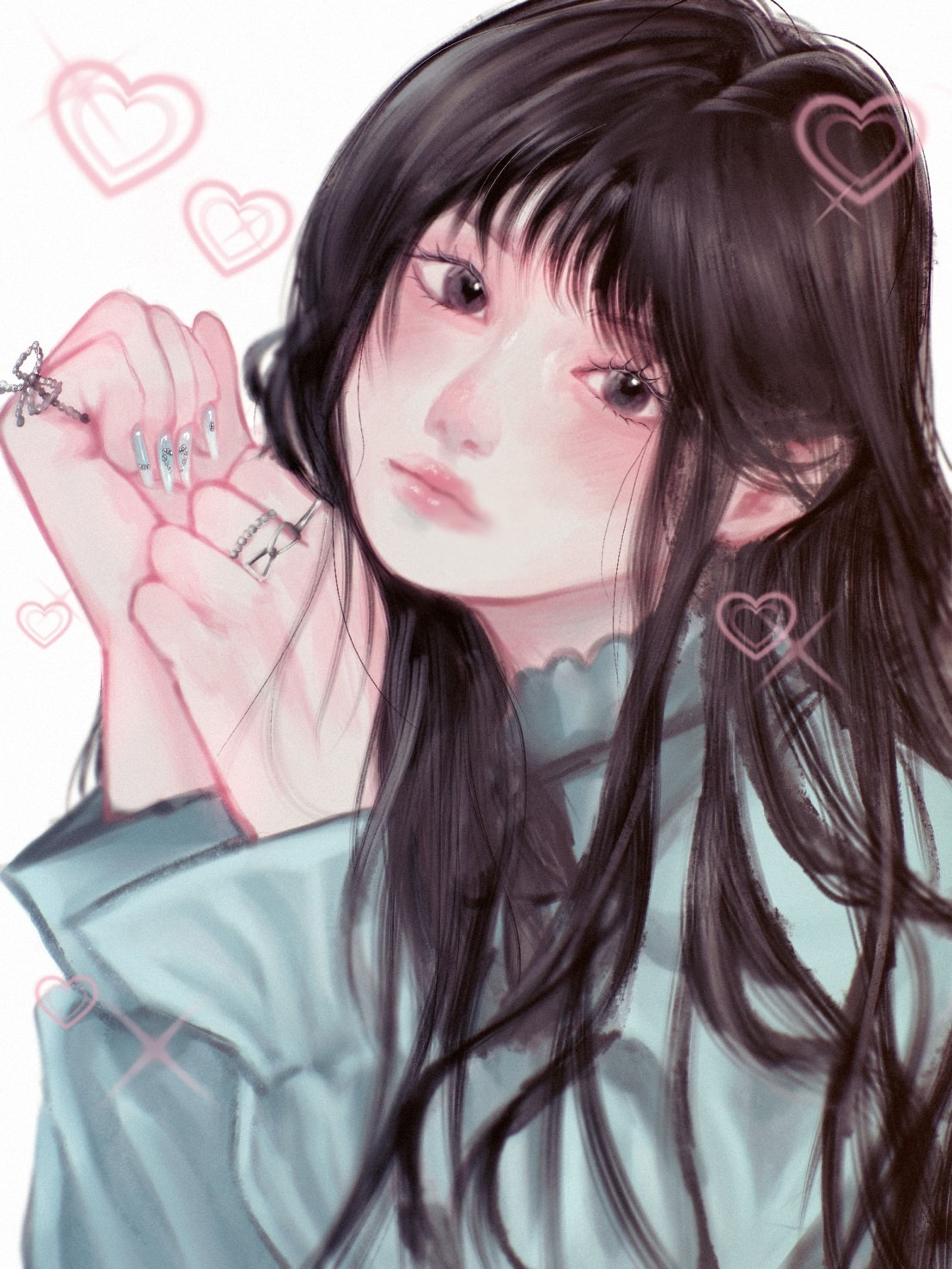 ふわふわ女の子-1