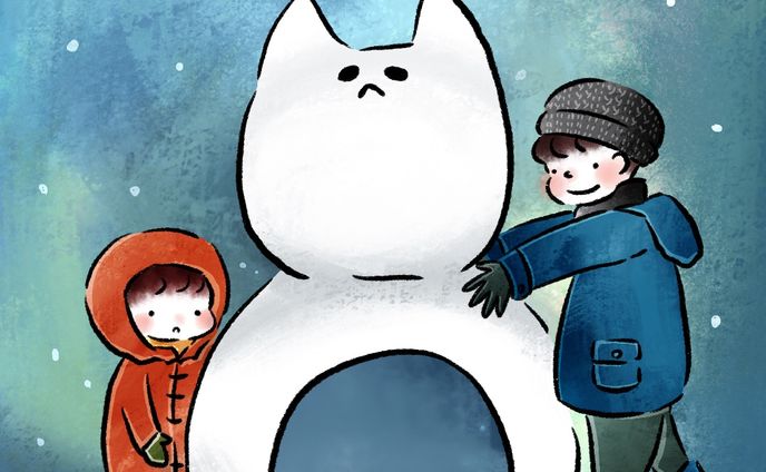 雪遊び