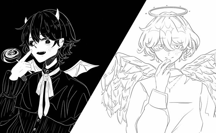 "YouTube Shorts用イラスト" - イラスト＋動画編集