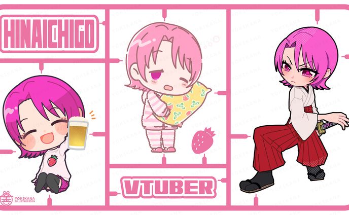 イラスト、デザイン、配信画面デザイン