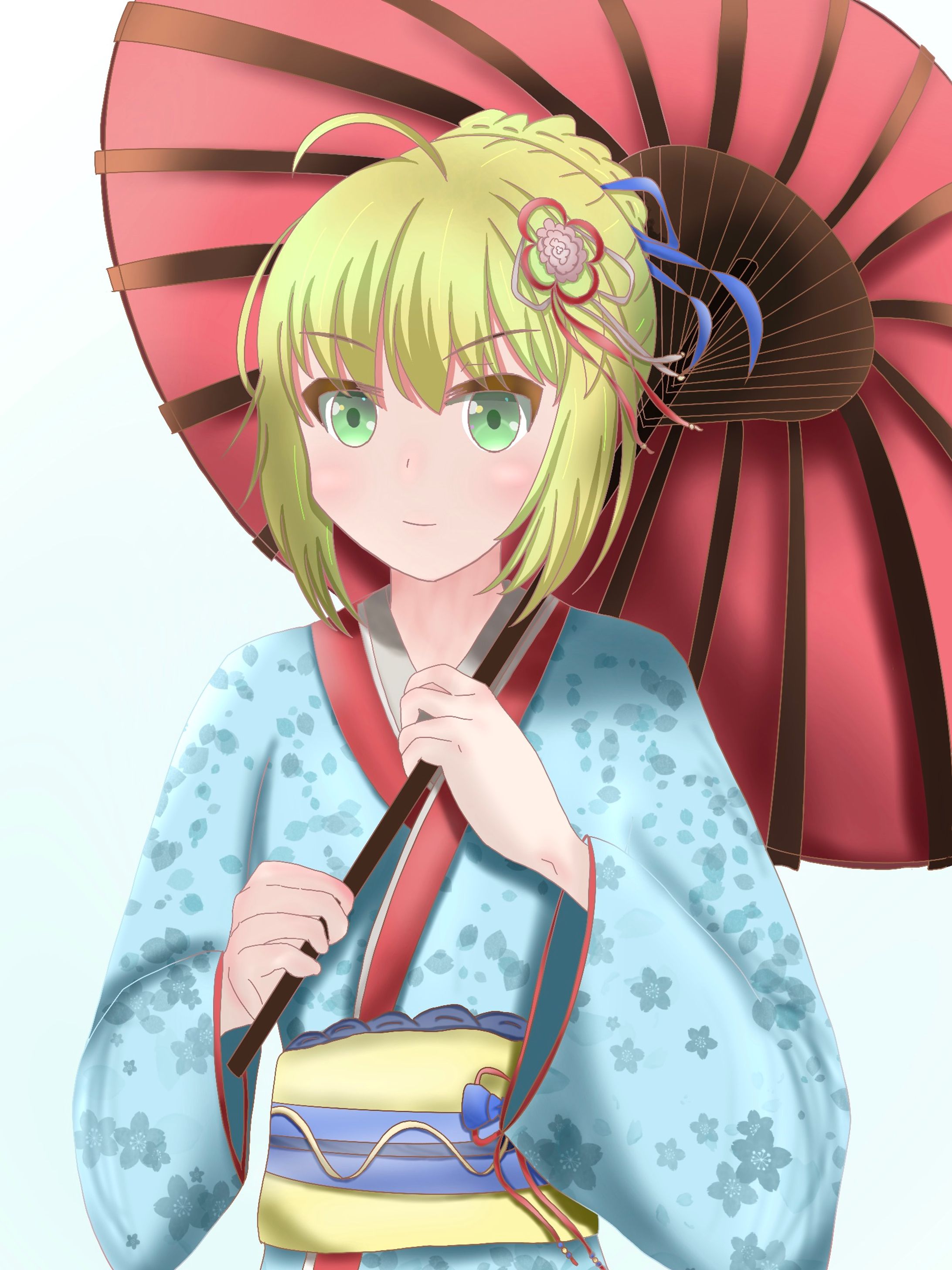アルトリア・ペンドラゴン (着物)-1