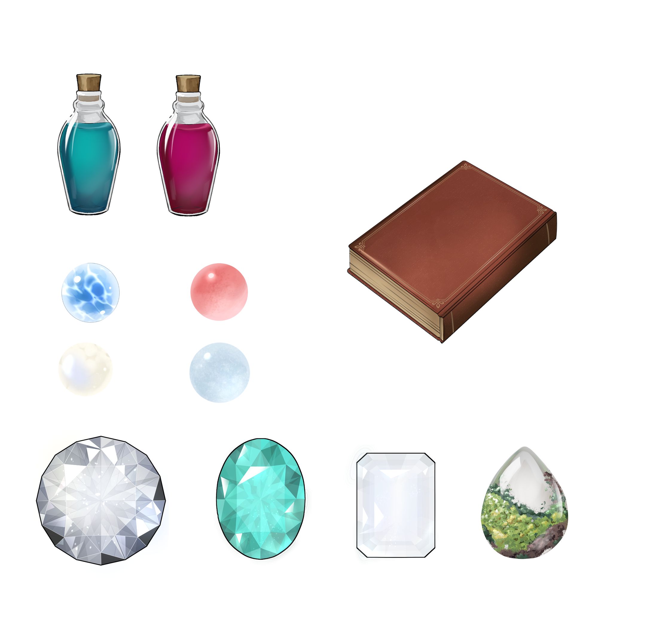 【オリジナル】小物イラスト-1