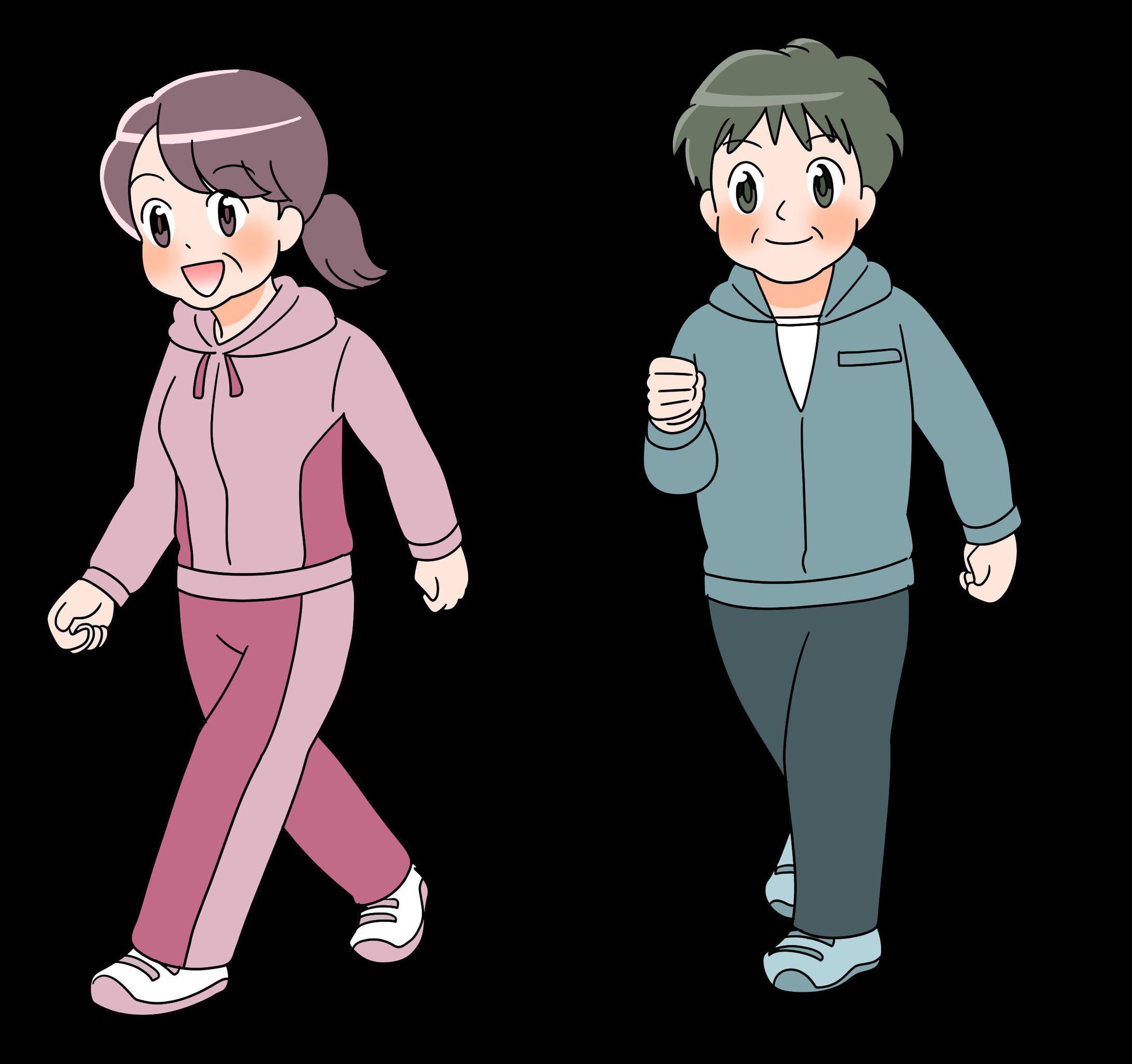 中年向けクイズ動画のイラスト-1