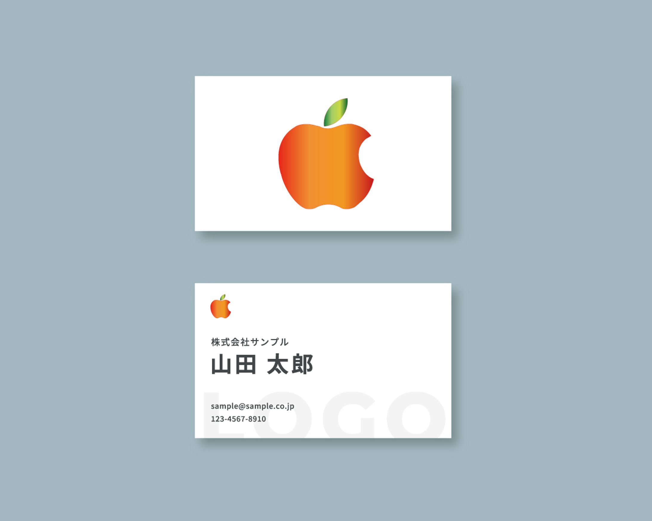 ロゴデザイン：アップル黄金比-1
