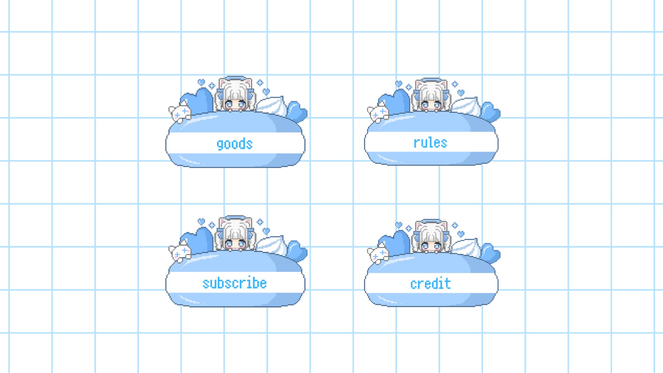 Twitchパネル　マカロン風-1