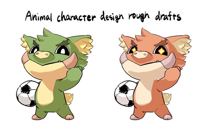 【個人クライアント様】キャラクターデザインラフ案