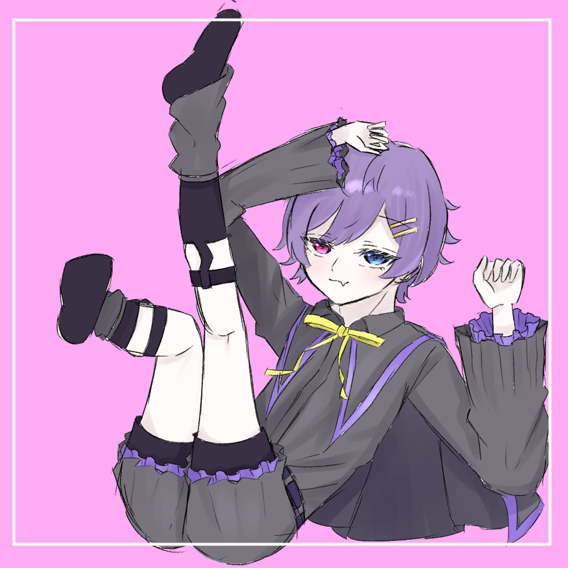 【創作】等身全身イラスト-1