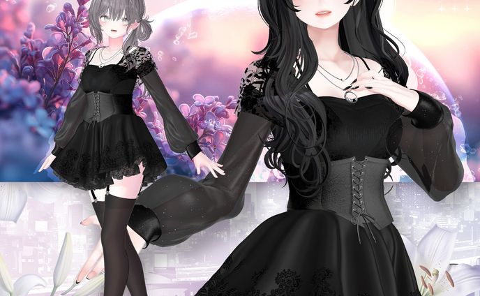 TwilightDrip 【VRChat向け衣装モデル】