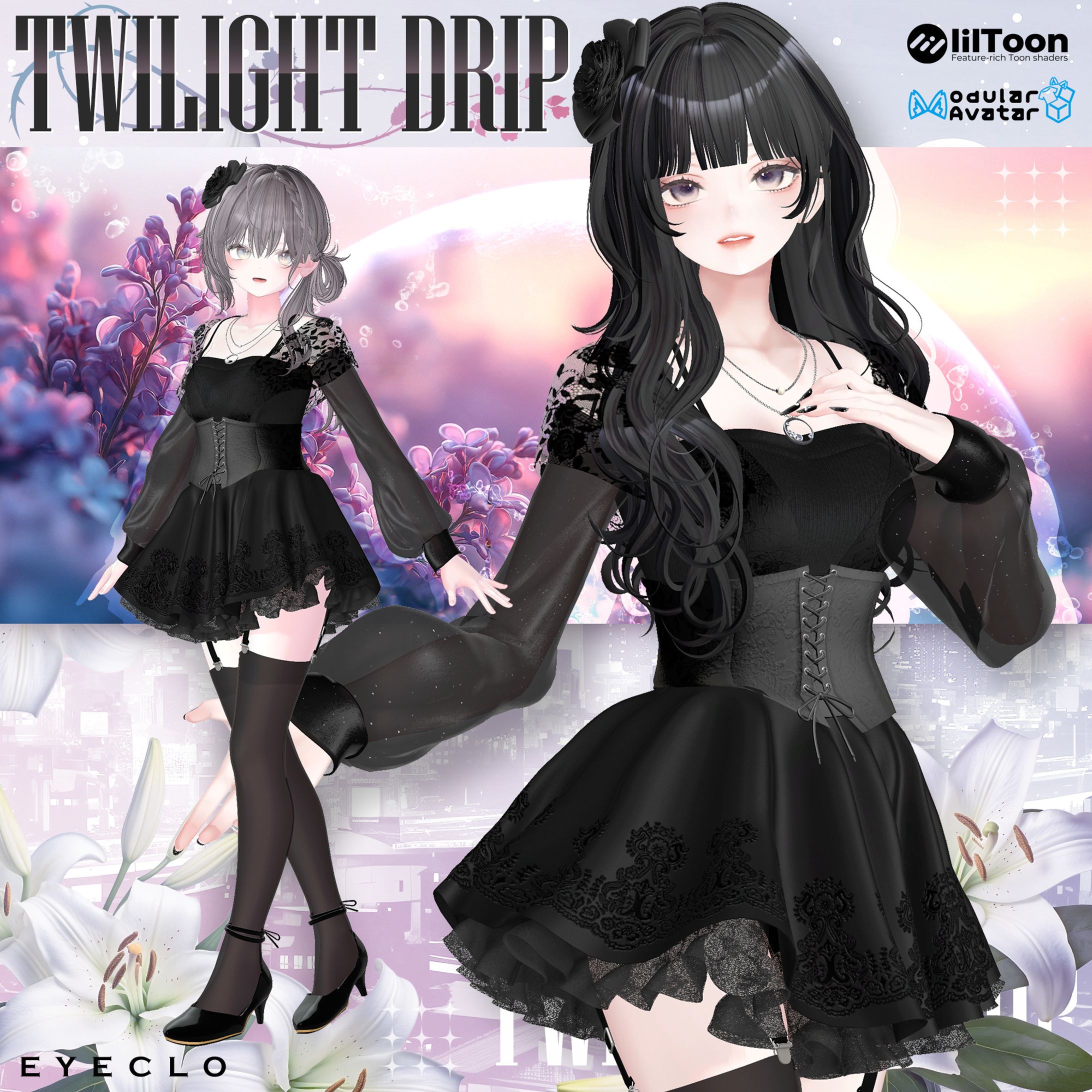 TwilightDrip 【VRChat向け衣装モデル】-1
