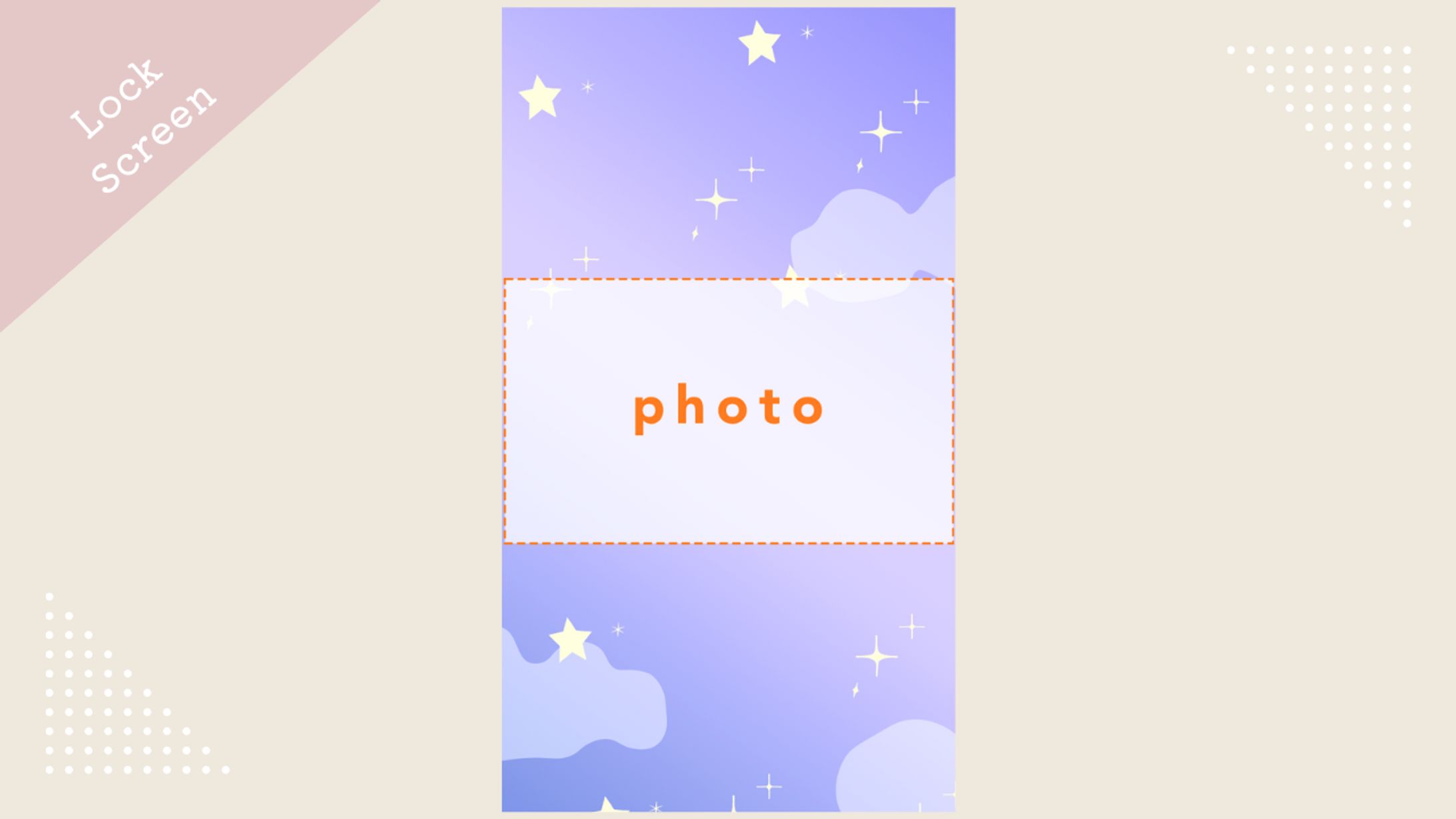 【自主制作】スマホロック画面用背景画像-1