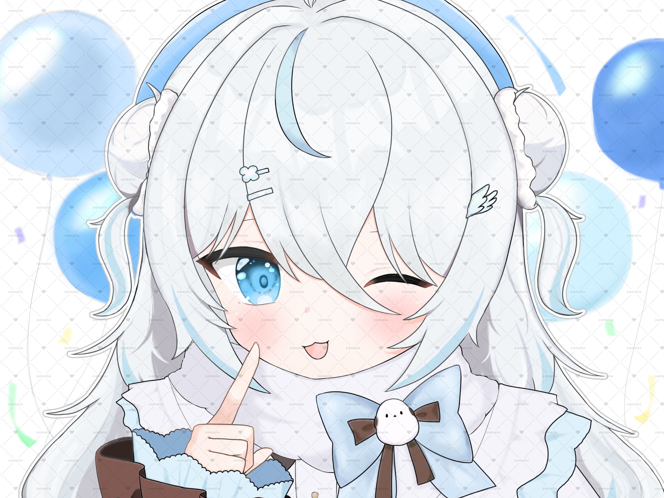 等身 お誕生日イラスト-1