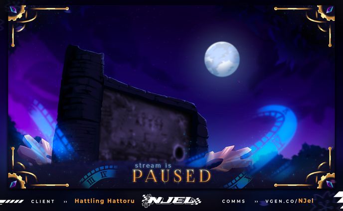 Hattling Hattoru's BRB screen