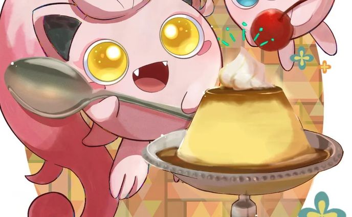 #サケブシッポ#プリン#screamtail#jigglypuff #pudding #pokemonscarletandviolet #pokemonillustration #illustration
