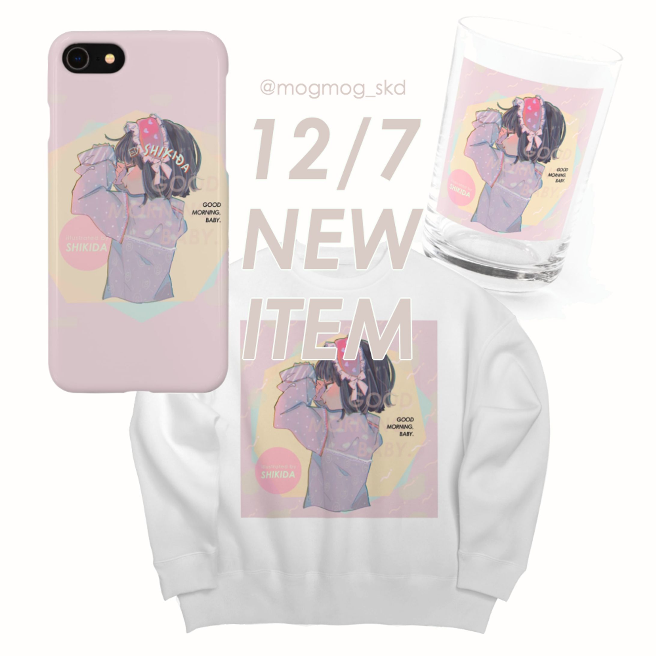 【SUZURI】イラストグッズ展開例-1