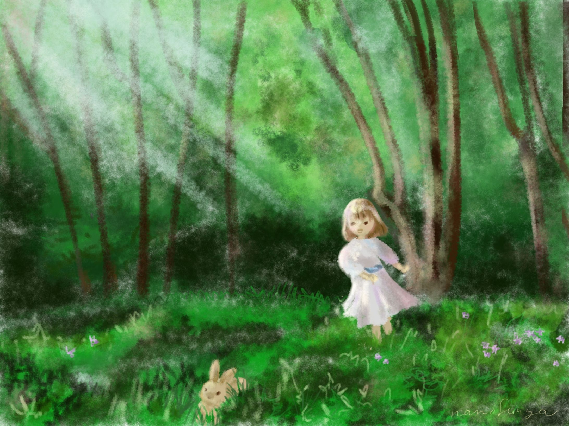森の追いかけっこ-1