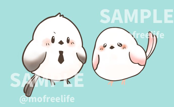 【オーダーイラスト】SNSキャラクター（動物）